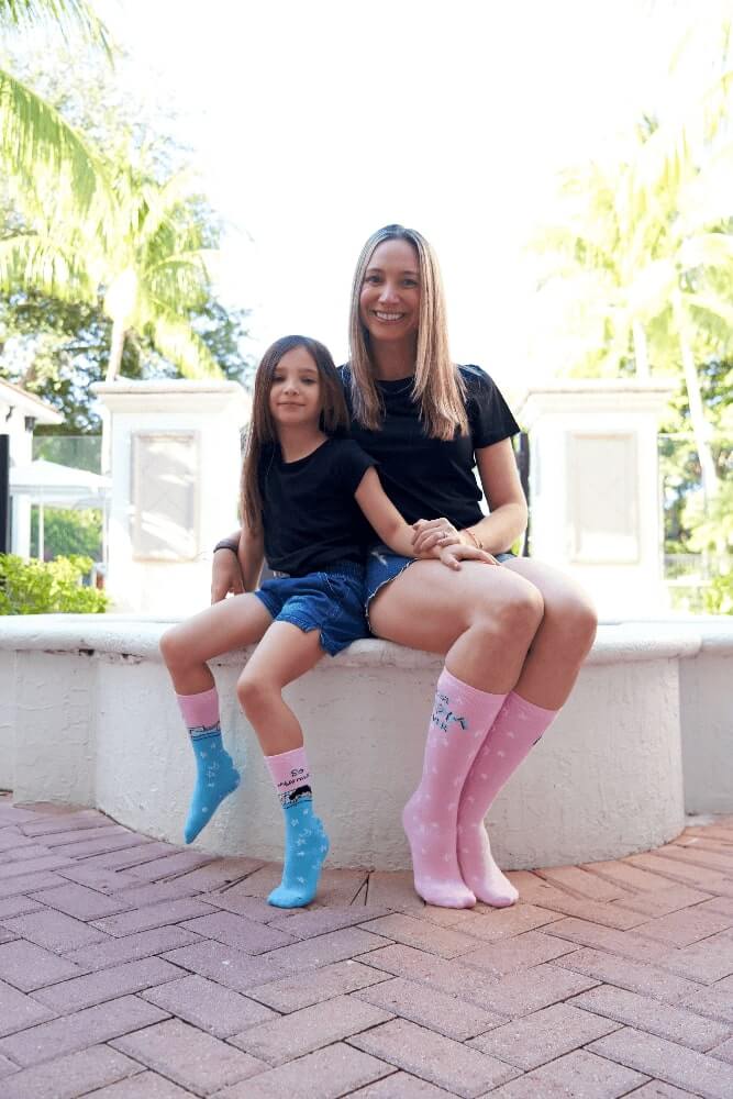 2-pair Sidekicks Mommy & Me Best Mom / Embarrassing Socks Set