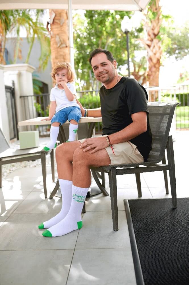 2-pair Sidekicks Lucky Charm - Daddy & Me Socks Set